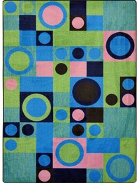 Joy Carpets Kid Essentials City Block Green